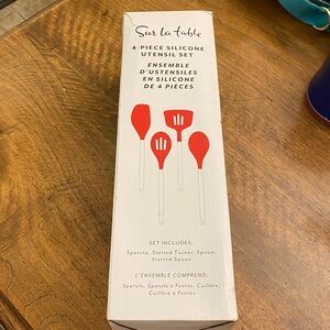 Sur La Table 4 Piece Silicone Utensil Set